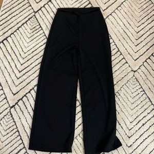 Black boot cut pants